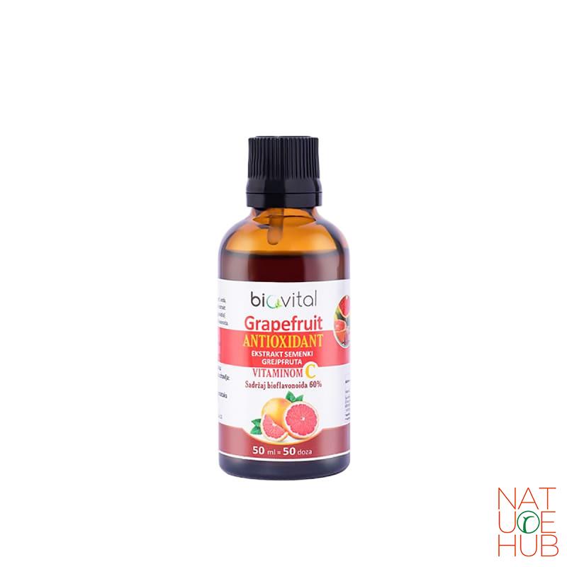 Original Grapefruit Antioxidant kapi, 50 ml, Biovital 