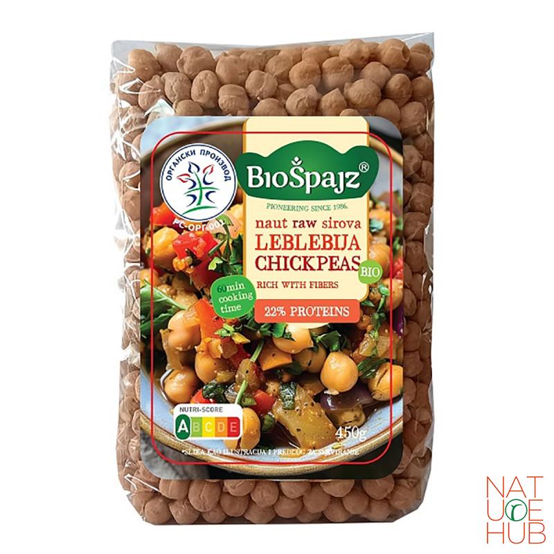 Naut (leblebija) organski, Biošpajz, 450g 