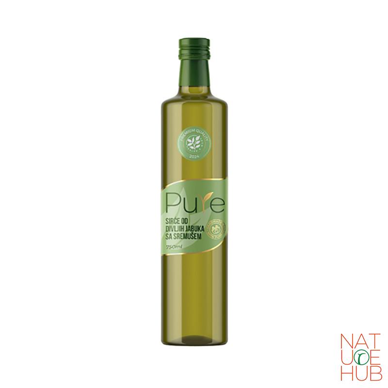 Sirće od divljih jabuka sa sremušom, Pure, 750ml 