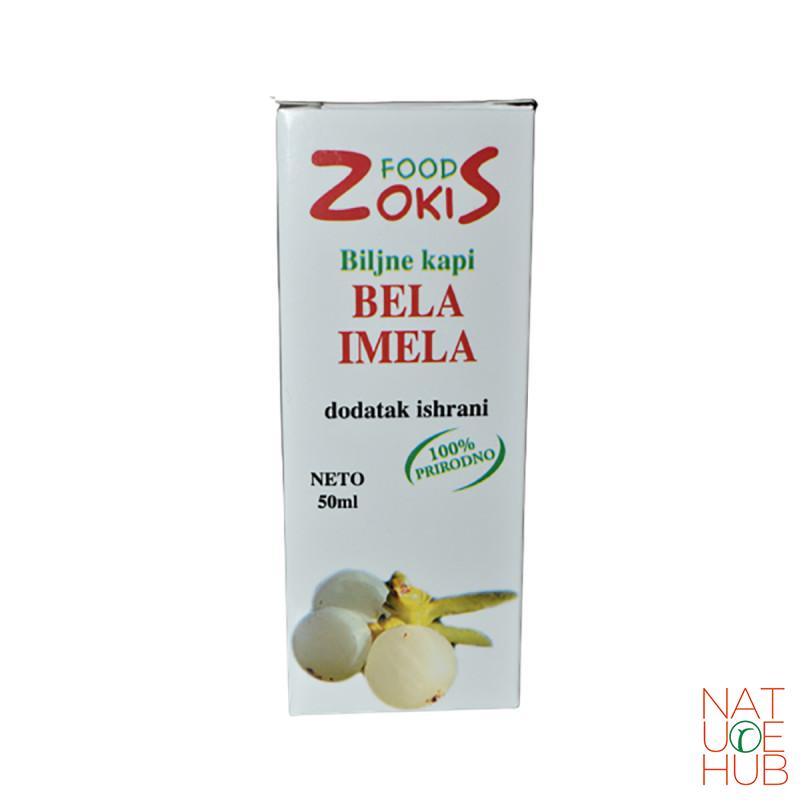 Bela imela biljne kapi zokis food 50ml 