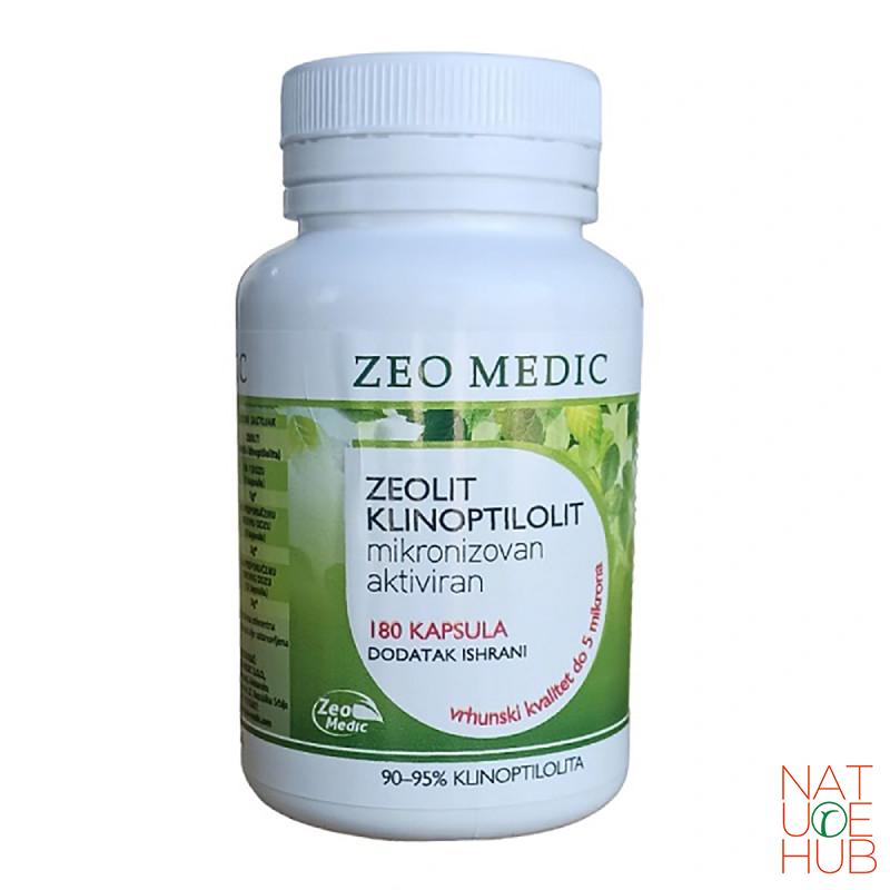 Zeolit klinoptilolit, Zeo medic 180 cps 
