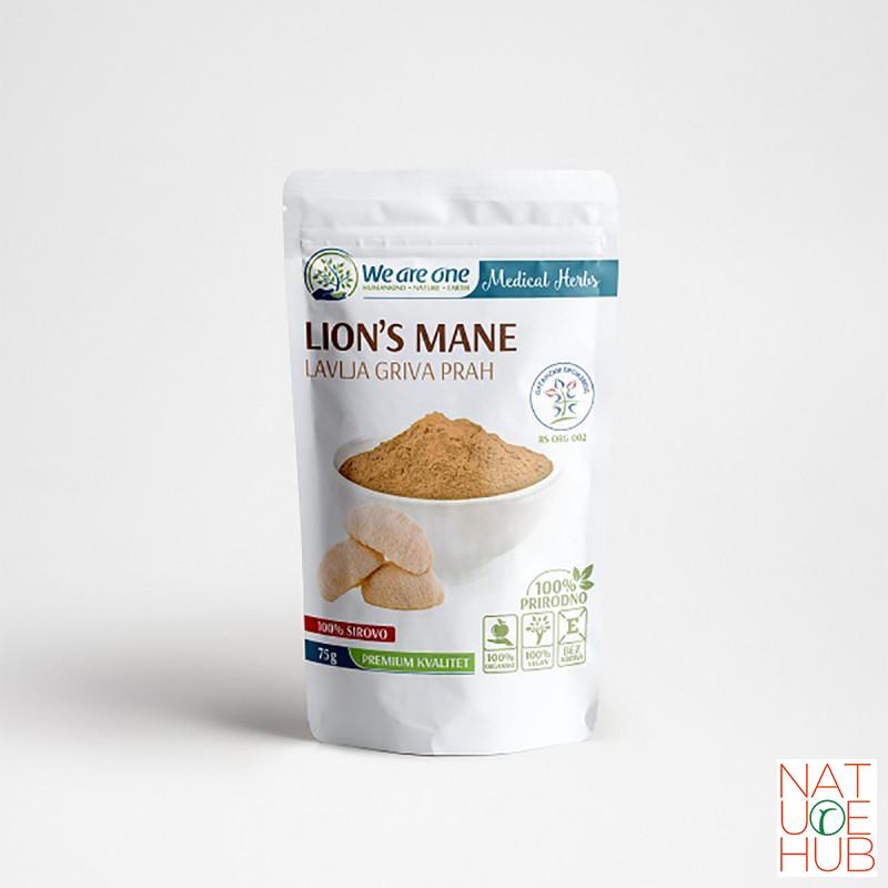 Lavlja griva u prahu, wao, 75g 