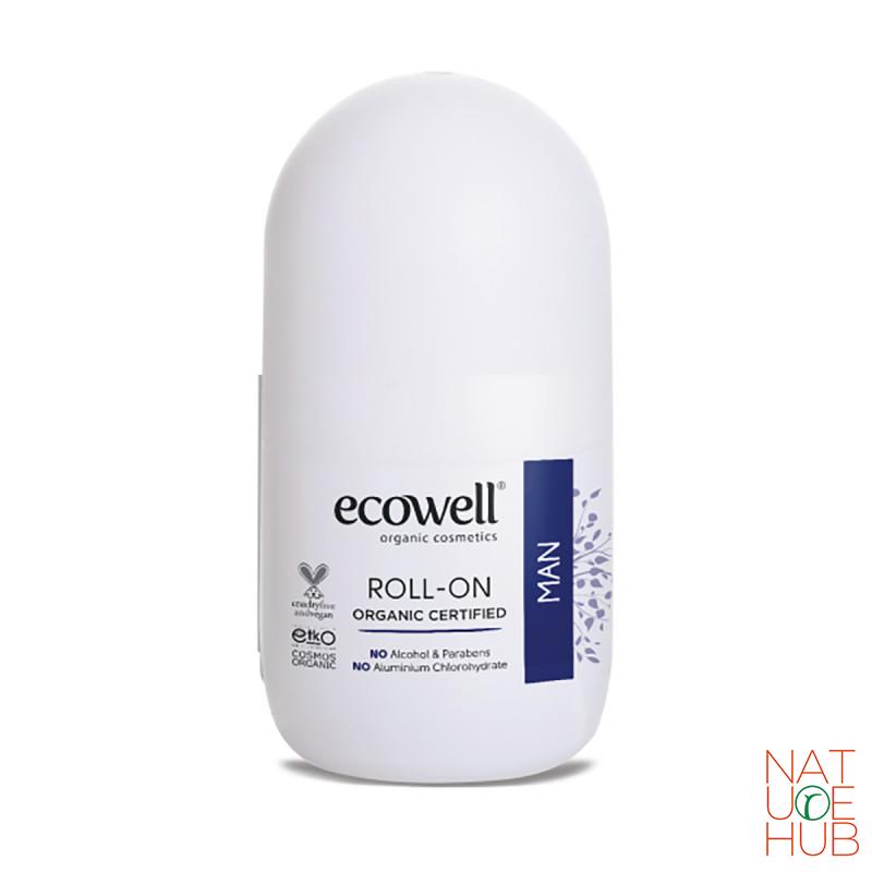 Organski dezodorans roll on za muškarce Ecowell 75ml 