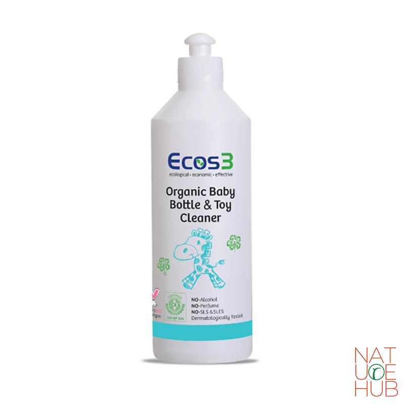 Organsko sredstvo za pranje flašica, posuđa za bebe i igračaka 500ml ecos3 