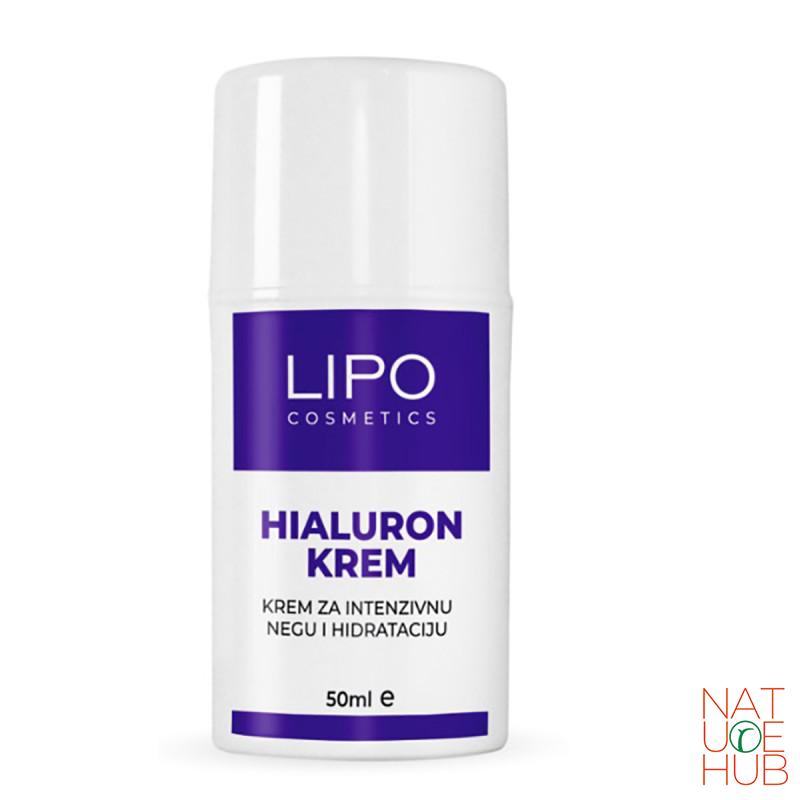 Hialuron krem za intezivnu negu kože, Lipo, 50ml 