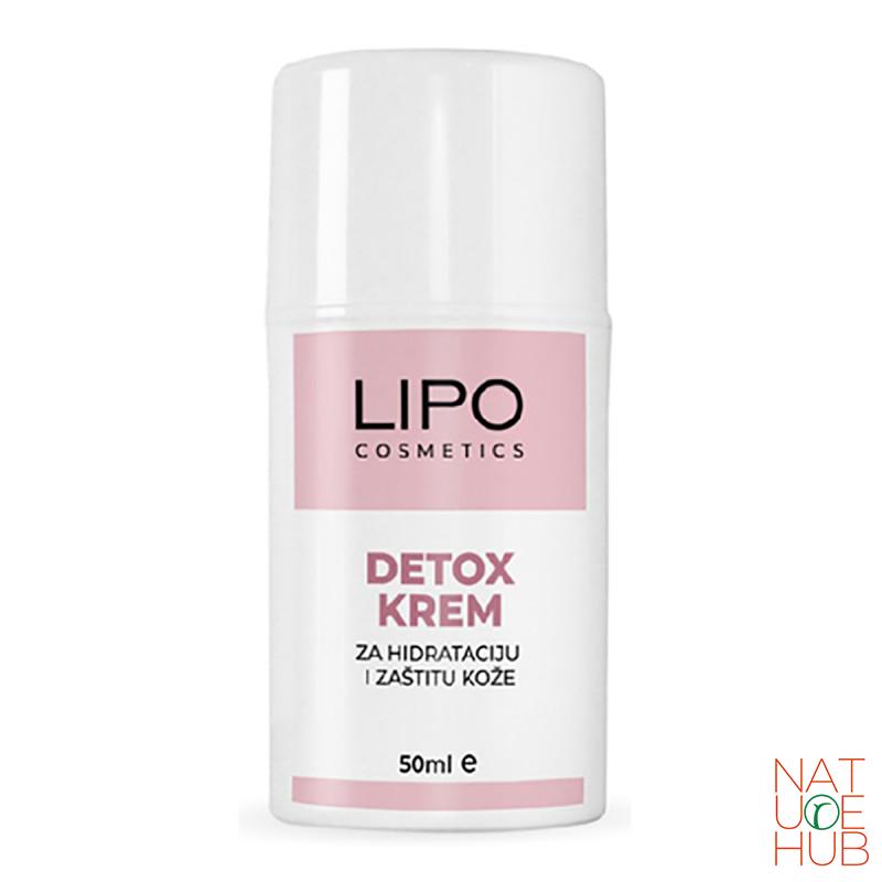 Detoks krem za hidrataciju i zaštitu kože, Lipo 50ml 
