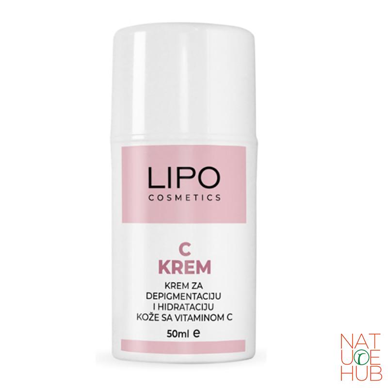 C krem za depigmentaciju i hidrataciju kože, Lipo 50ml 