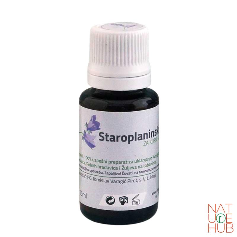 Staroplaninski melem za kurje oko i bradavice, 15ml 