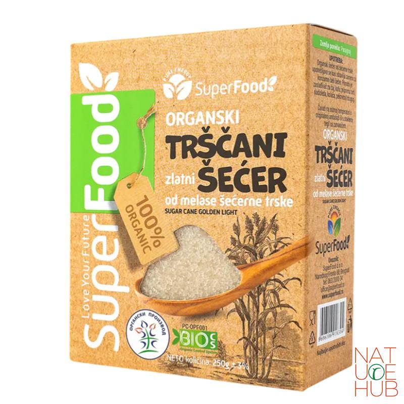 Organski zlatni tršćani šećer, 250g 