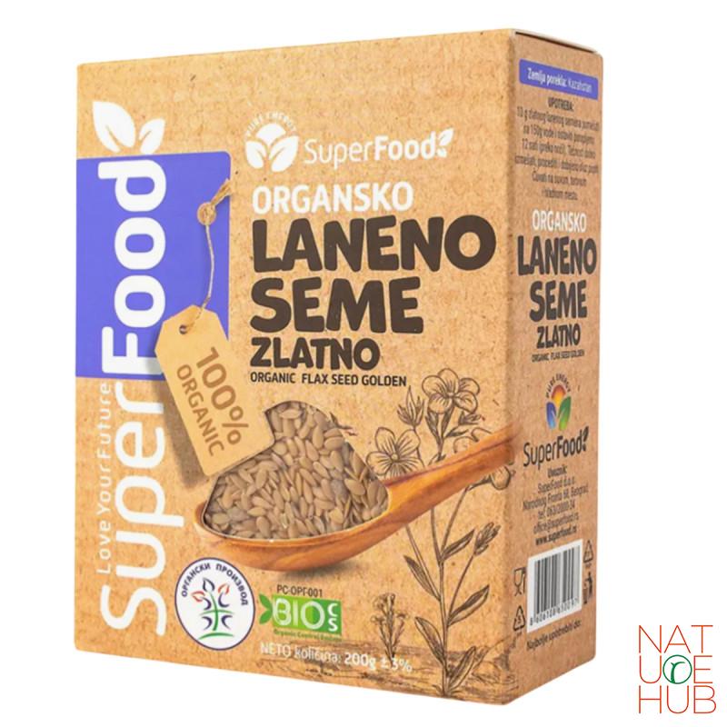 Laneno seme zlatno, organsko, SF 200g 