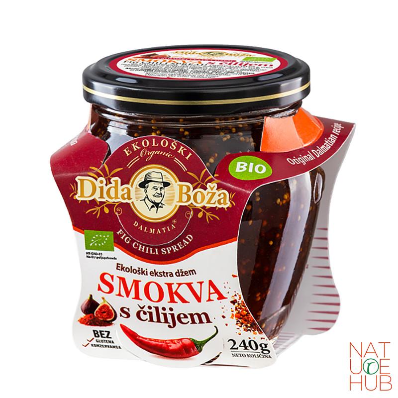 Organski džem od smokava sa čilijem Dida Boža, 240g 
