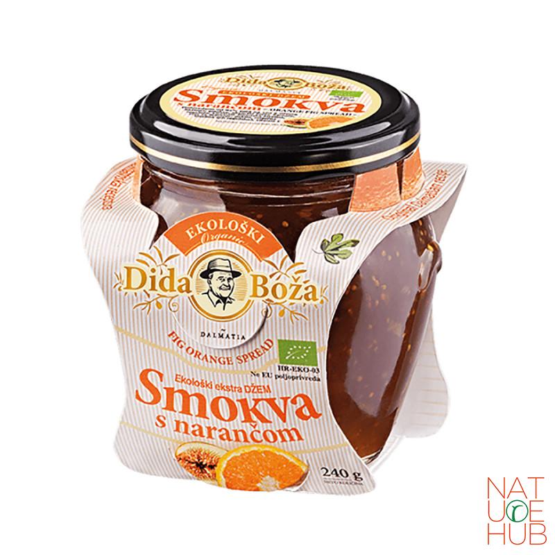Organski džem od smokava sa narandžom Dida Boža, 240g 