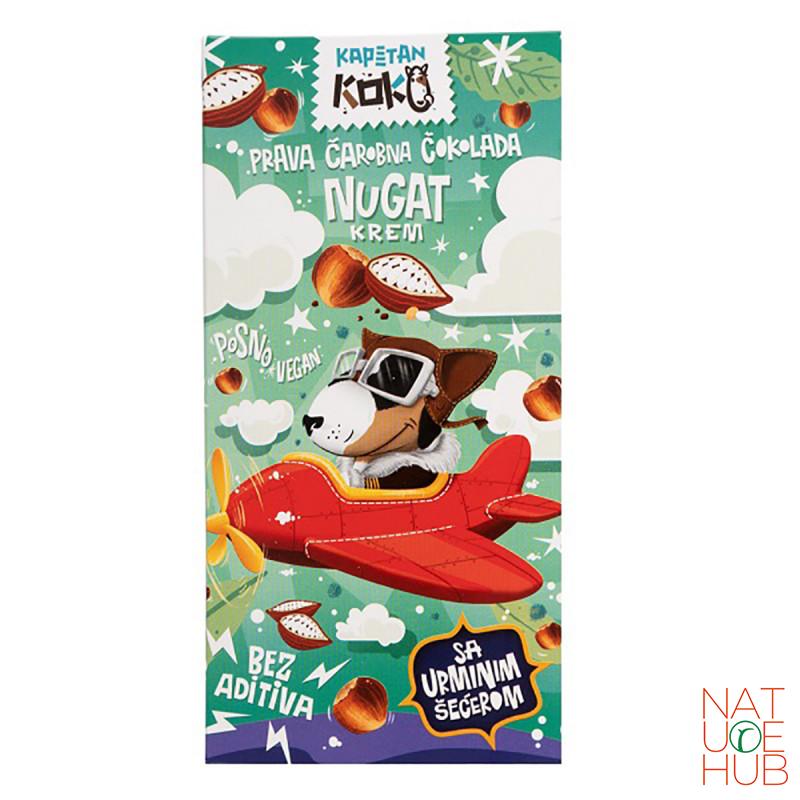 Čokolada Krem nugat, Kapetan Koko, 100g 