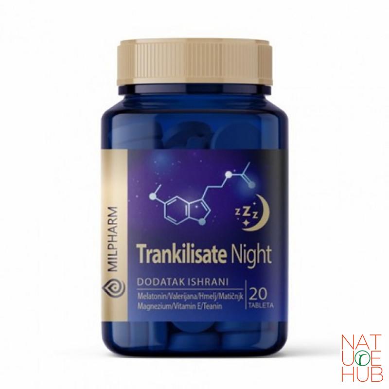 Trankilisate night melatonin Milpharm, 20 tbl 