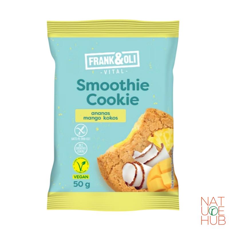 Frank&Oli cookies, ananas, mango i kokos, 50g 