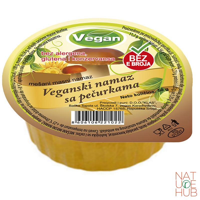Veganski namaz sa pečurkama, 50g 