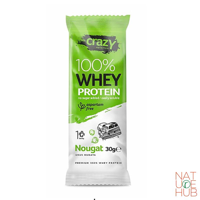 Whey protein nugat crazy nutrition, 30g 