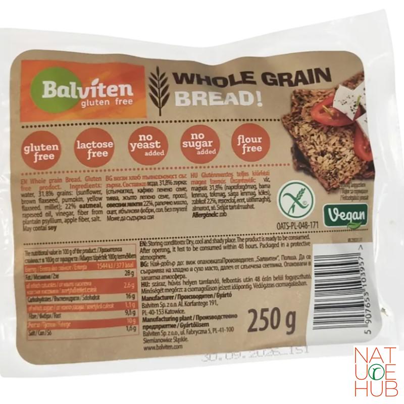 Beli hleb Pane Bianco a Fette bez glutena, 190 g, Balviten 