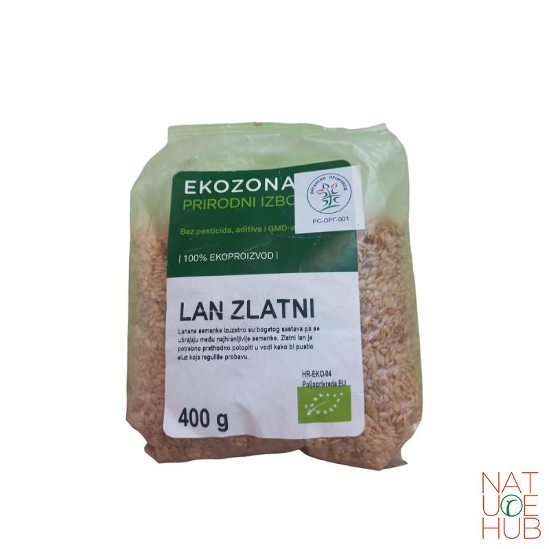 Lan zlatni organski Ekozona, 400g 