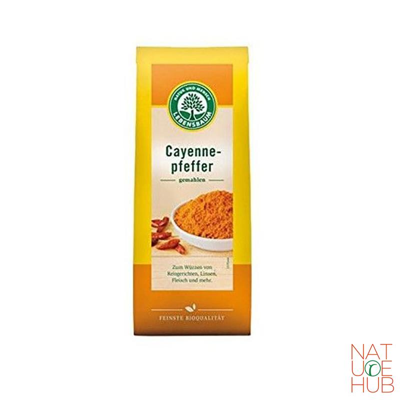 Začin kajenska paprika (čili) prah organski Lebensbaum 50g 