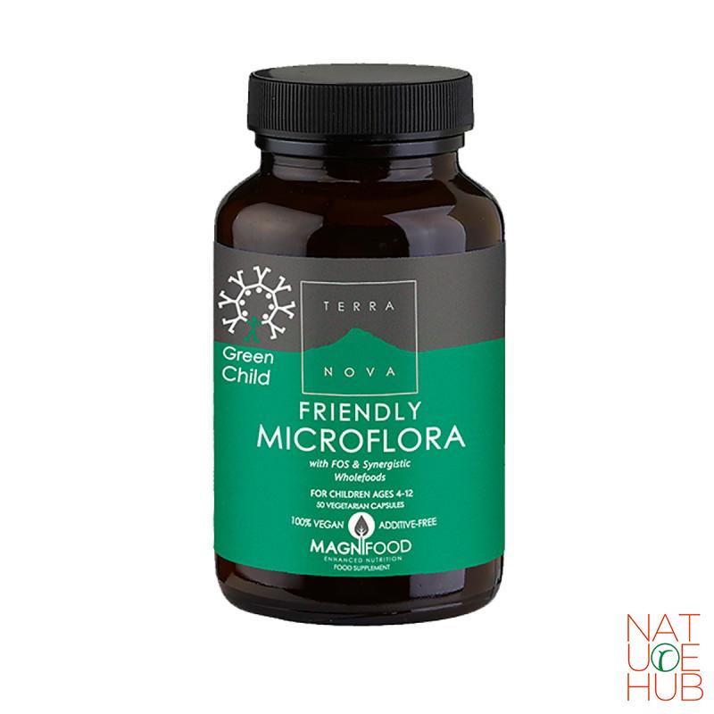 Probiotik za decu Friendly Microflora, Terranova, 50 cps 