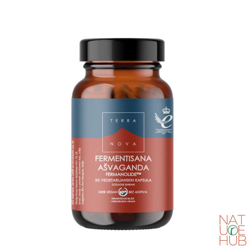 Terranova fermentisana ašvaganda, 50 cps 