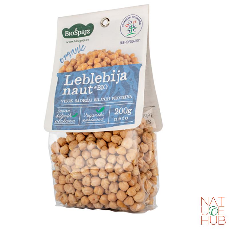Organska sirova leblebija (naut), 200g 