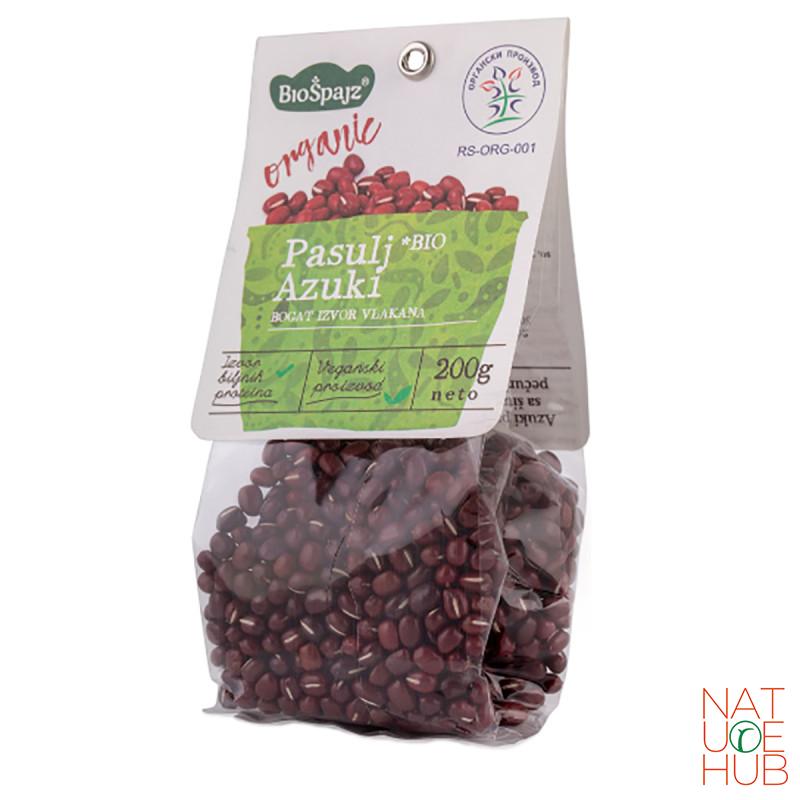 Organski azuki crveni pasulj, 200g 