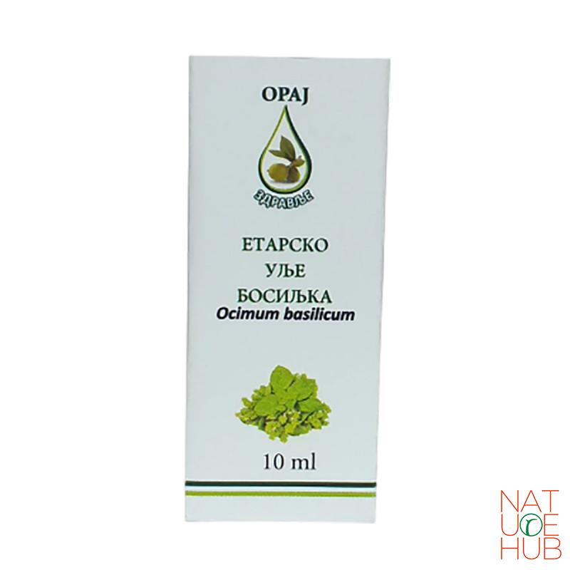 Etarsko ulje bosiljak 10 ml, Oraj 