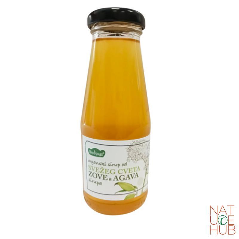 Organski sirup od svežeg cveta zove i agave, 200ml 