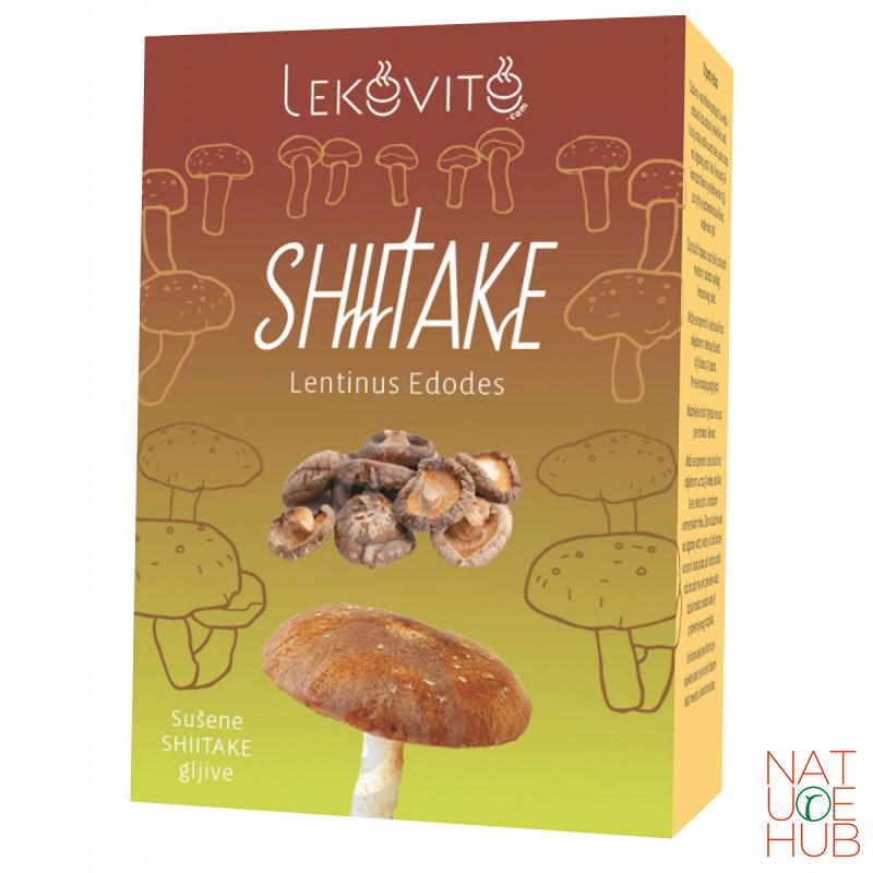 Šitake gljiva u listićima lekovito, 50g 