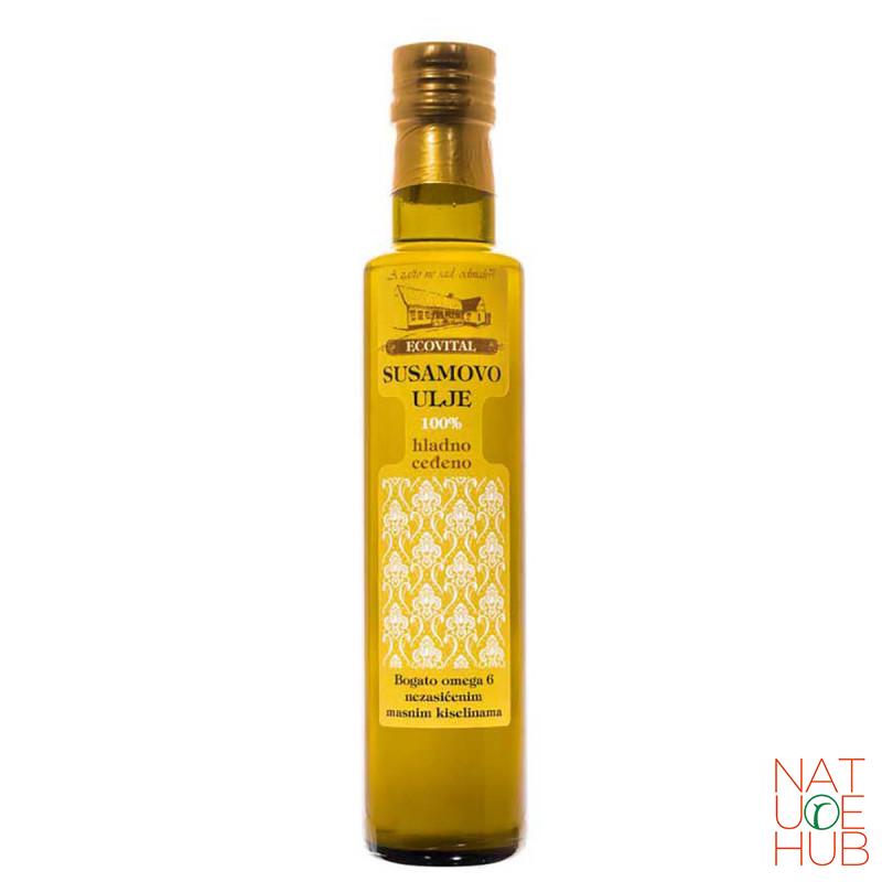 Hladno ceđeno susamovo ulje, Ecovital 0,25l 