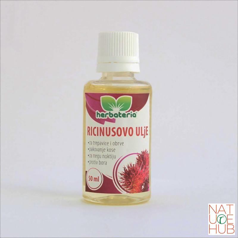 Ricinusovo ulje Herbateria, 50 ml 