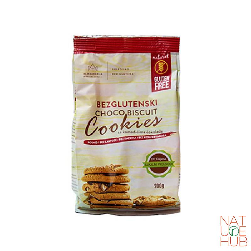 Bezglutenski Choco Biscuit Cookies Aleksandrija 200g 