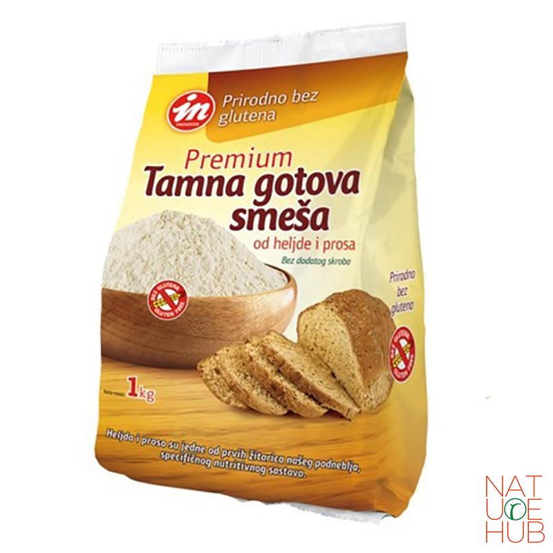 Bezglutenska tamna gotova mešavina brašna 1kg 