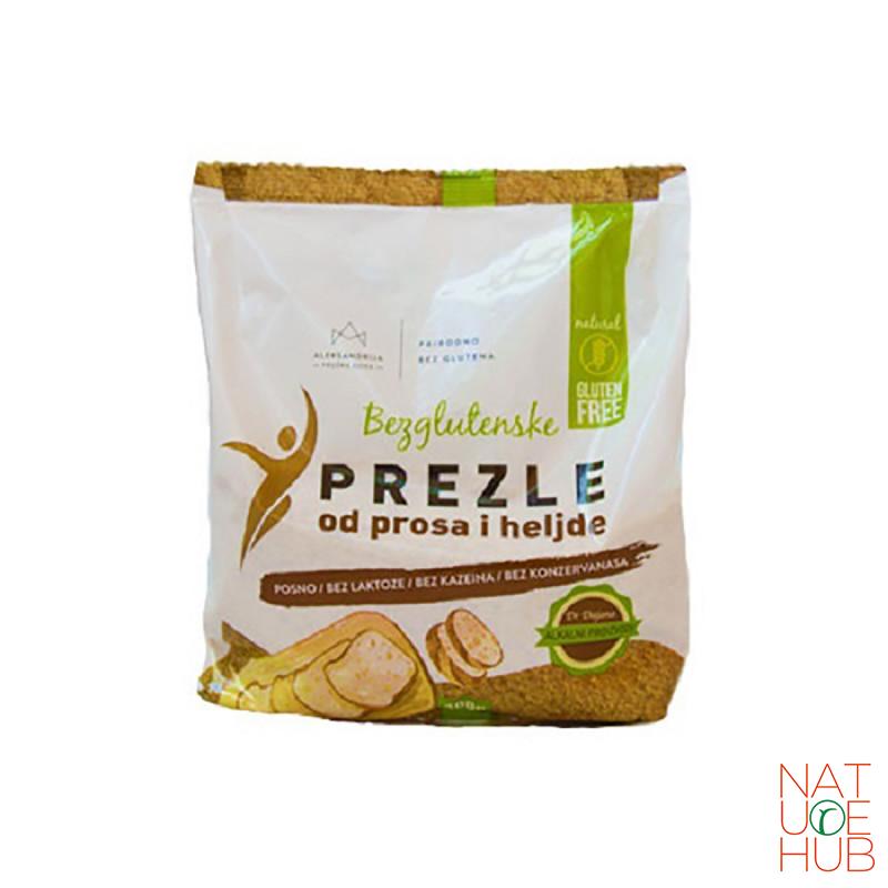 Bezglutenske prezle od prosa i heljde Aleksandrija, 300g 