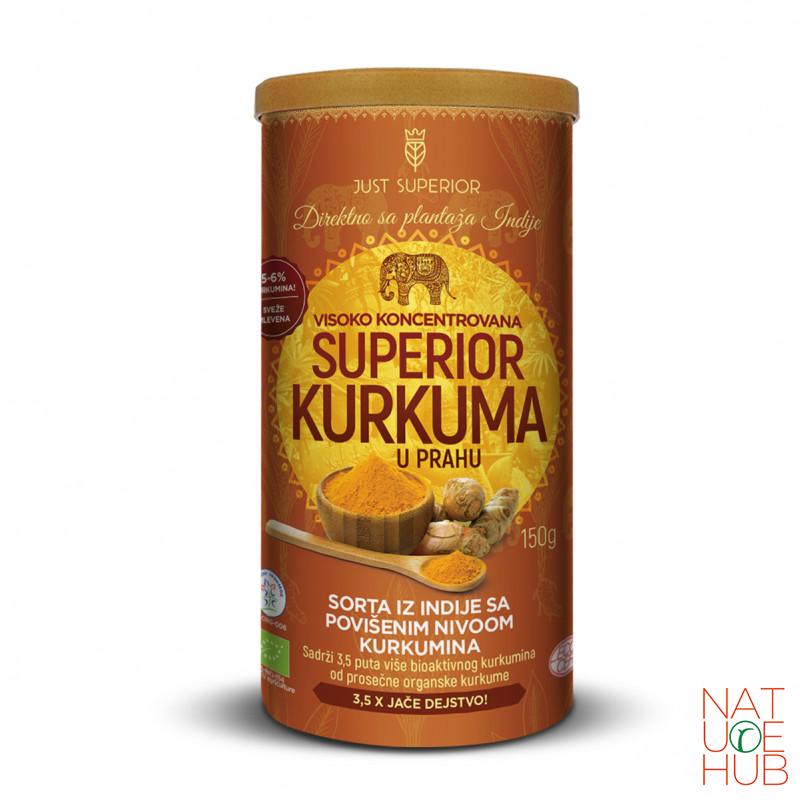 Superior kurkuma u prahu-organik, 150g 