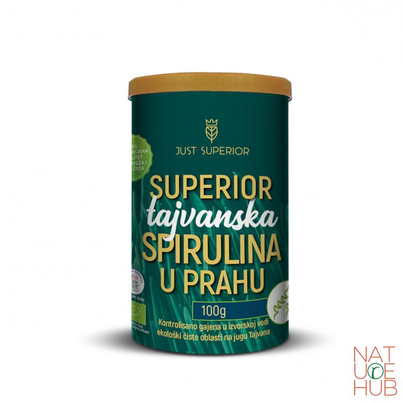 Superior tajvanska spirulina u prahu-organik, 100g 