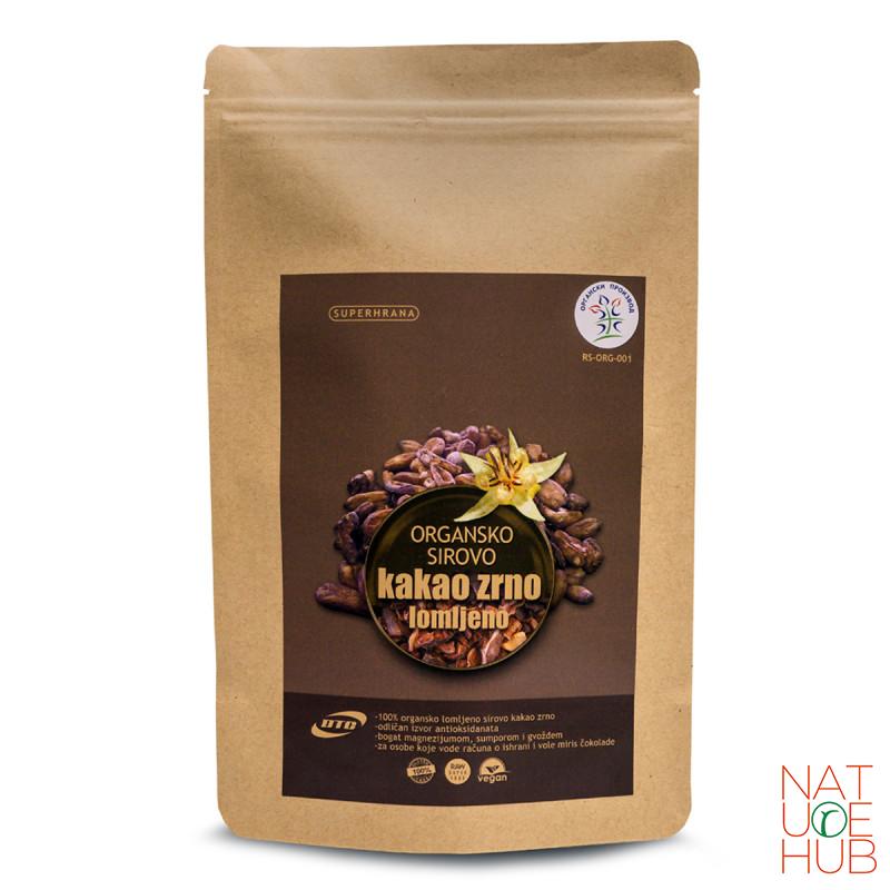 Organsko kakao zrno lomljeno - Cacao nibs 100g 