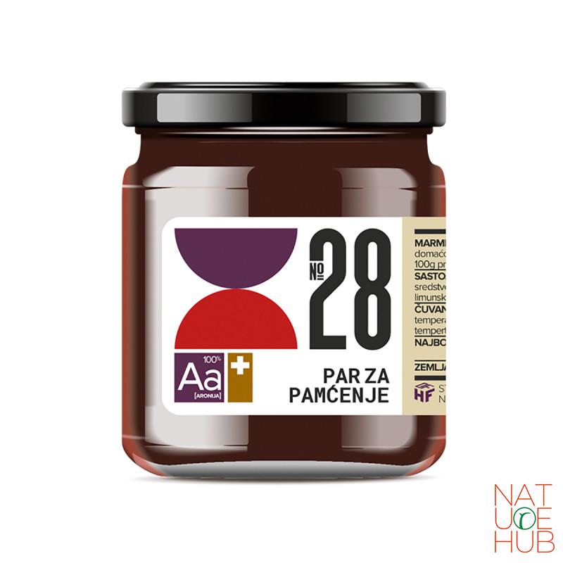 Marmelada 28 aronija i malina Hoff, 210g 