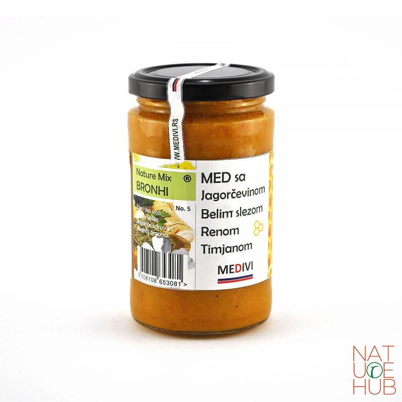 Nature mix Bronhi medivi, 370g 