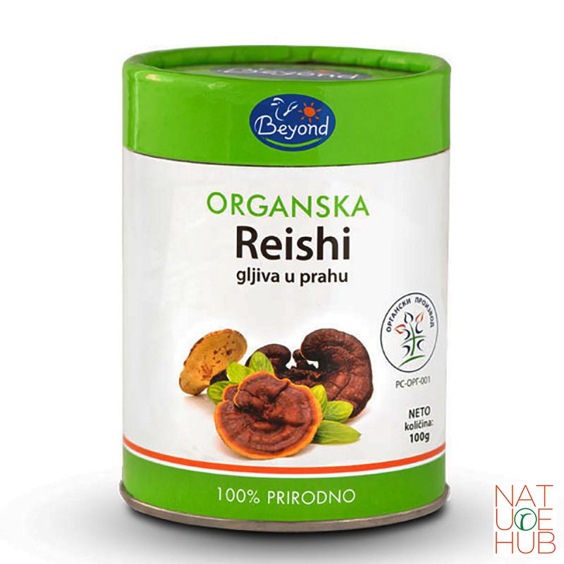 Organska reishi gljiva u prahu, 100g 