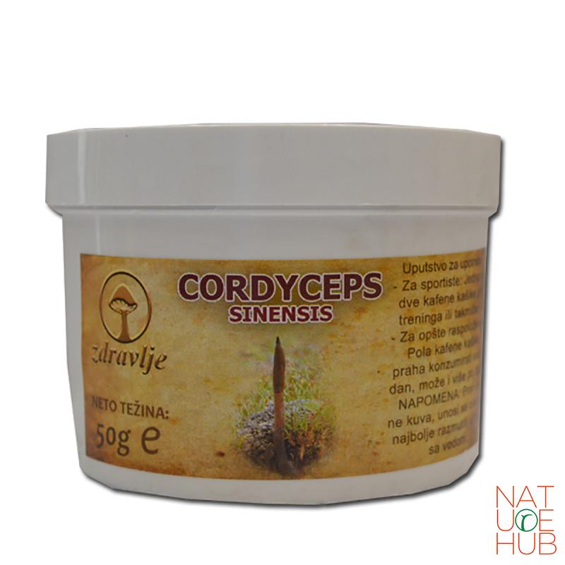 Cordyceps sinensis gljiva u prahu EP, 50g 