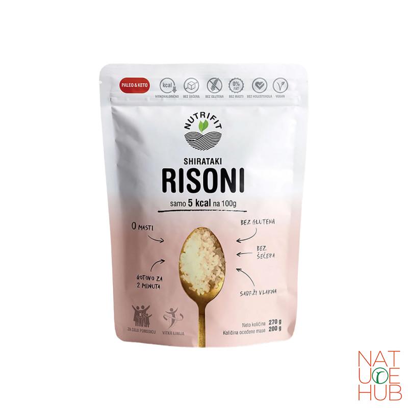 Shirataki konjac pasta risoni 270g, Nutrifit 