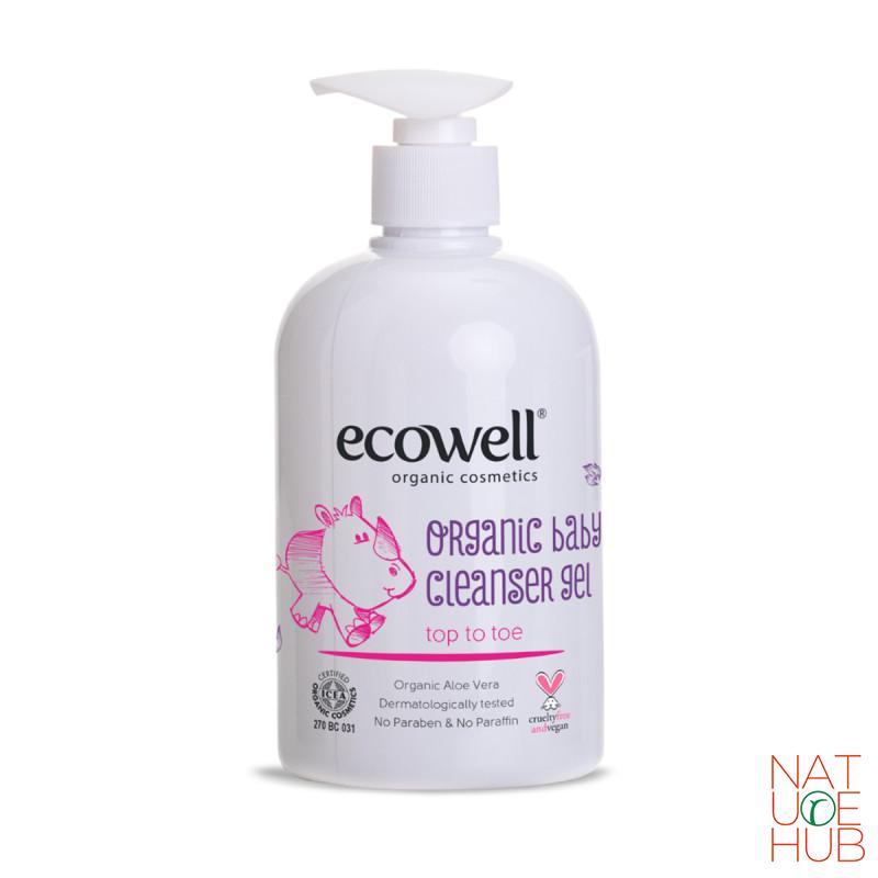 Ecowell Organski gel za čišćenje kože beba 